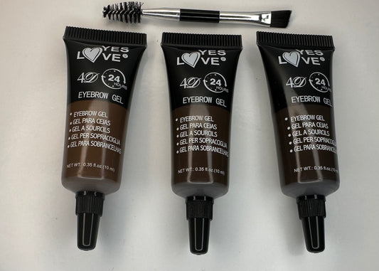 Gel à sourcils teintés